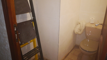 Rénovation d'un toilette à Roncq - Avant
